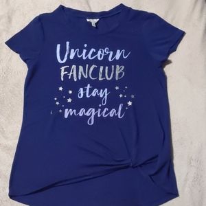 2 for $10! Girls tie front t-shirt.